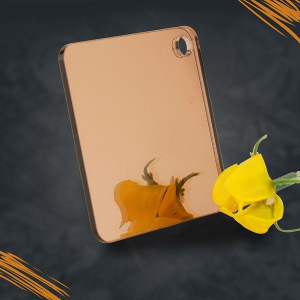 Copper Mirror Acrylic Sheet